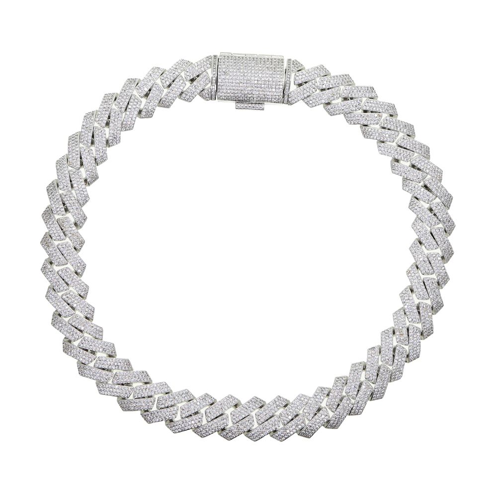 Zilver-19cm armband