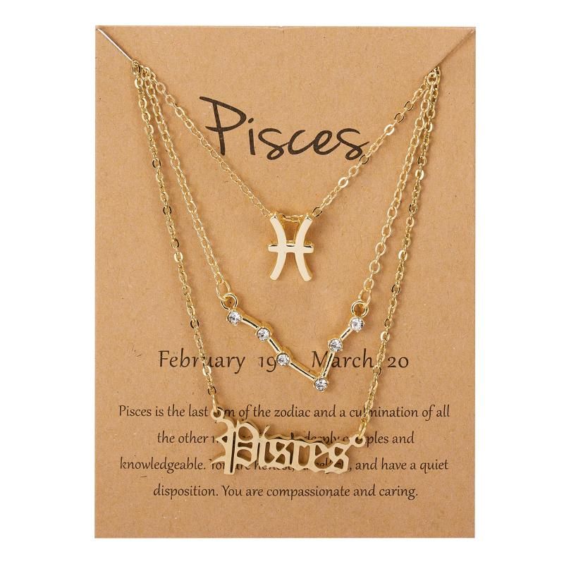 Pisces-2 Gold Color 45cm