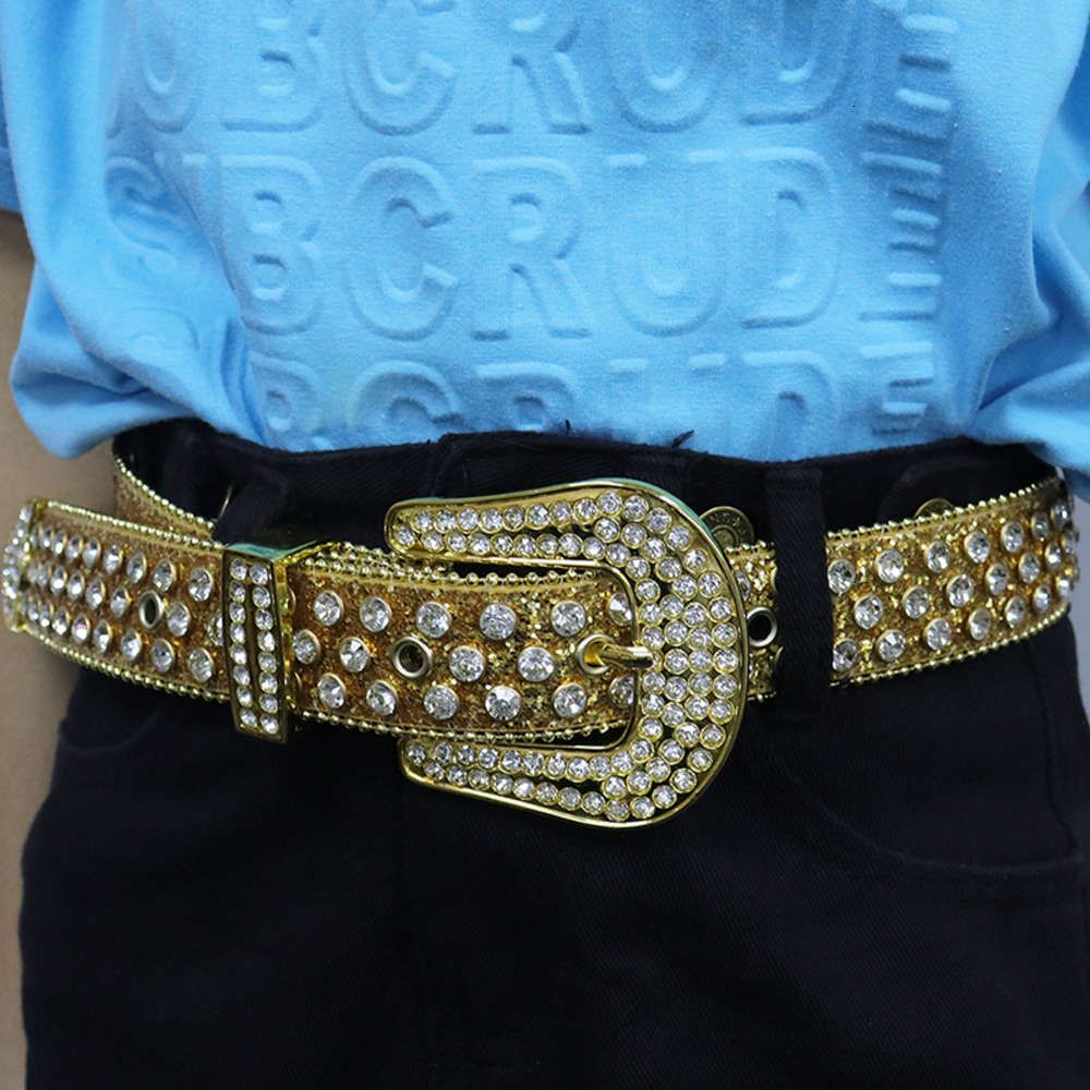 diamond studded belt
