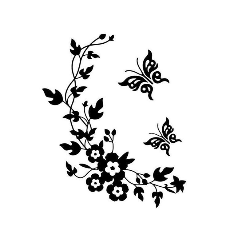 Fondos de pantalla de alta calidad Flor negra Refrigerador Fondo de pantalla de mariposa Pegatinas de Fondos de pantalla de alta calidad Flor negra Refrigerador Fondo de pantalla de mariposa Pegatinas de