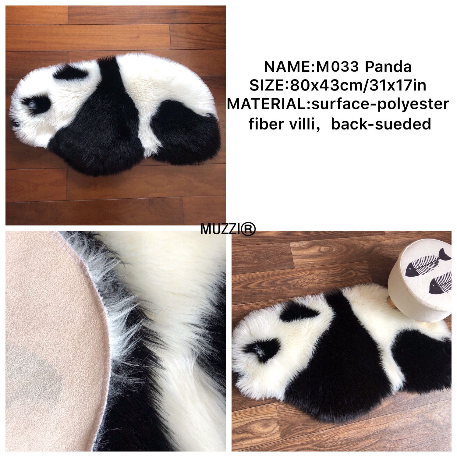 Panda 80x43cm.