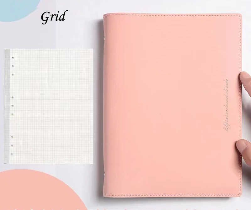 Pink Grid-A6