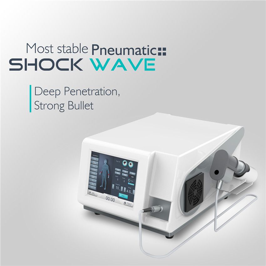 DEG Shockwave Therapy Machine for ED Pain Removal Shock Wave Physiotherapy  with 11 Massage Heads, 1-21HZ