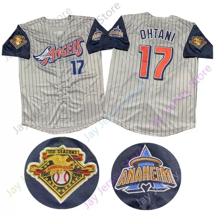 2001 California Tim Salmon Jerseys Angels Shohei Ohtani Mike Trout