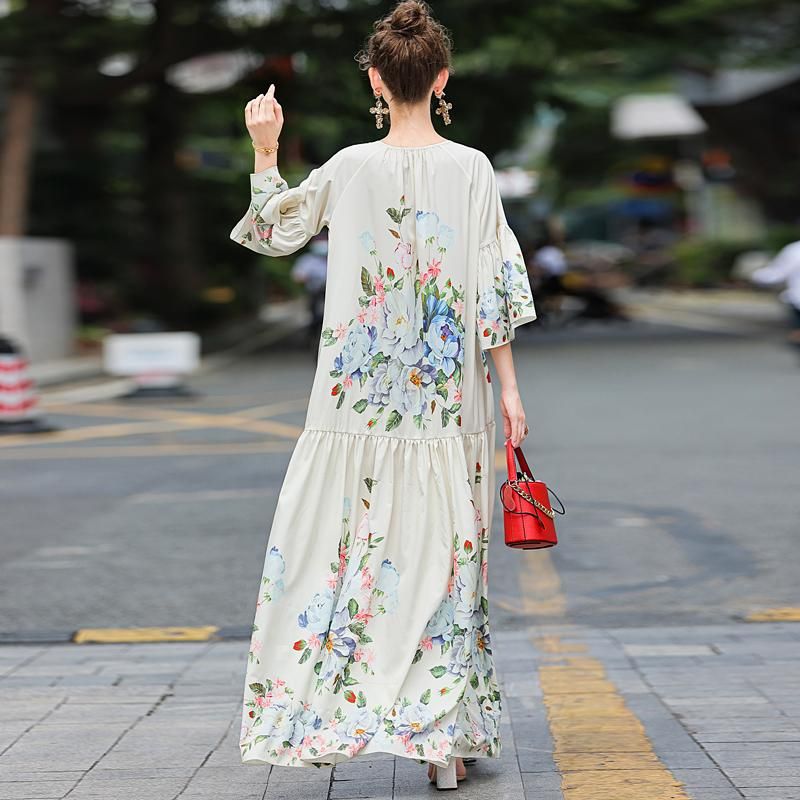 Casual Dresses DIDABOLE Maxi Long Dress 