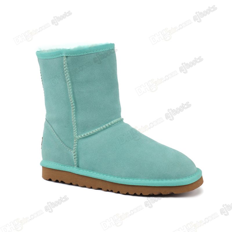 14# Green Half Boots Boots Middle Boots