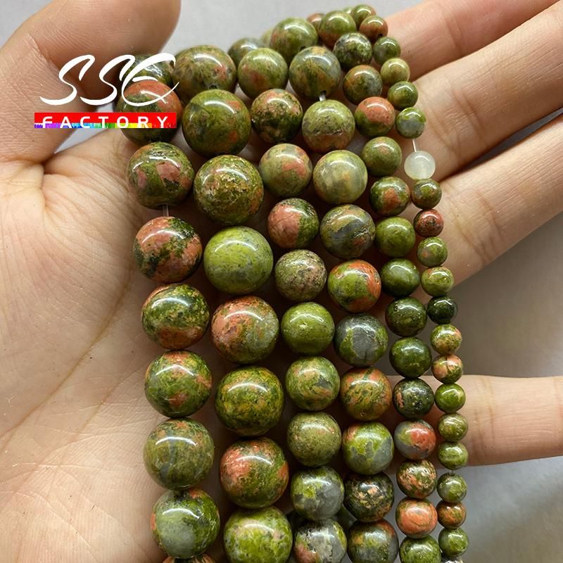 Unakite 4mm 85 à 95pcs