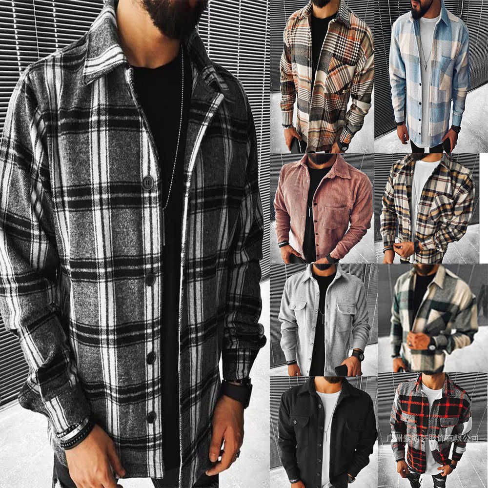 2021 New Men039s Рубашка В Клетку Кармана С Длинным Рукавом С ДлиннымРукавом 01231843526 От 4 436 руб.