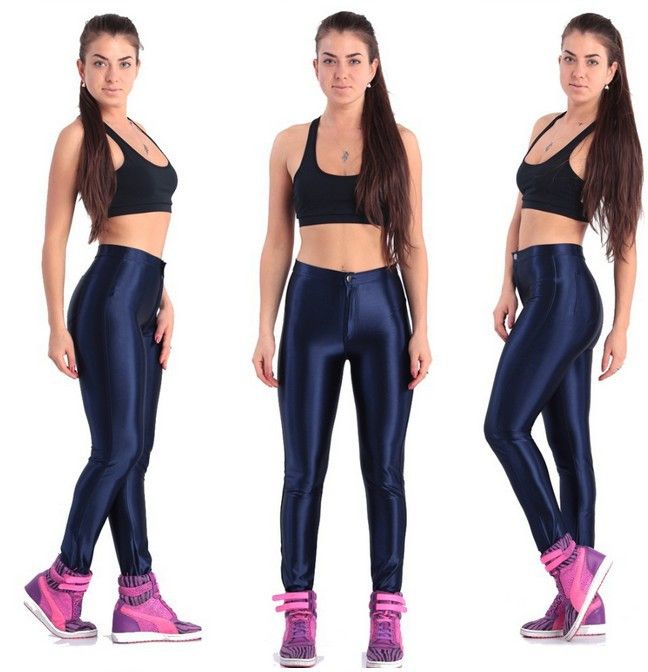Compra Moda De Mujer Marca Nueva Cintura Alta Color Color Brillante Danza  Discotes Pantalones Americanos Un Lápiz Entrenamiento Pantalones Hot Plus  Tamaño XL Barato | Entrega Rápida Y Calidad | Es.Dhgate