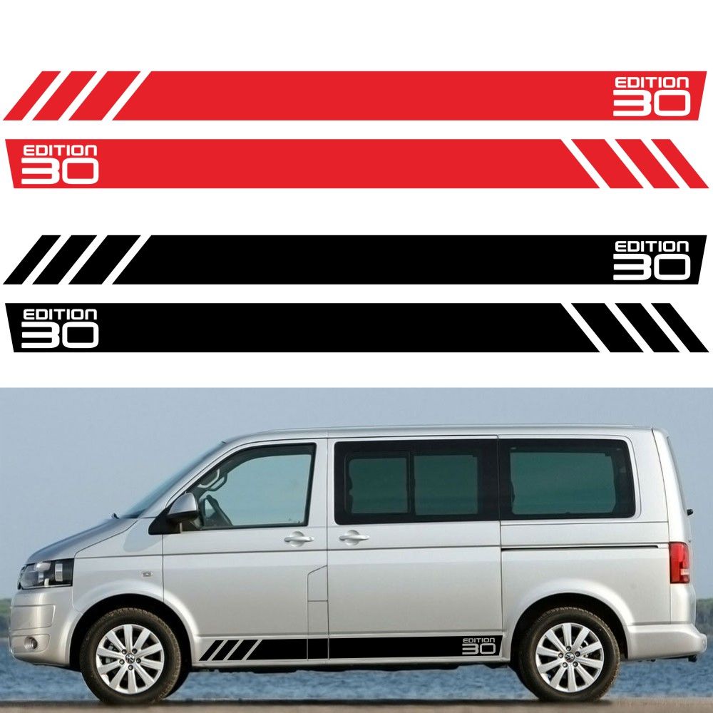 Volkswagen VW Transporter Side Stripe Decal California T4 T5 T6 Vehicle Graphic