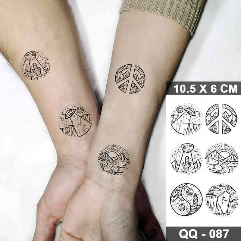 fake Party Supplies,Temporary waterproof tattoos, whale tattoos, ocean, mountain, moon, cloud, hand, wrist, for body fake Party Supplies,Temporary waterproof tattoos, whale tattoos, ocean, mountain, moon, cloud, hand, wrist, for body