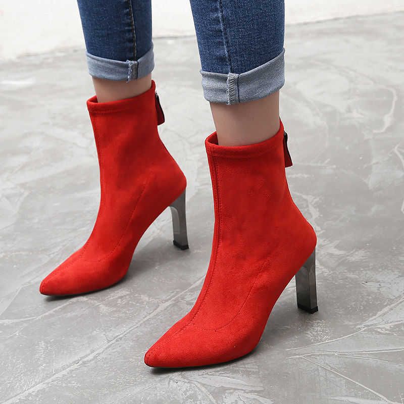 Red Chuky Heel