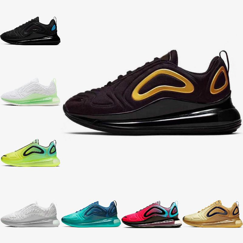 nike air max 720 shoes airmax 720 Nuevos hombres de moda baratos Mujeres diseñador negro