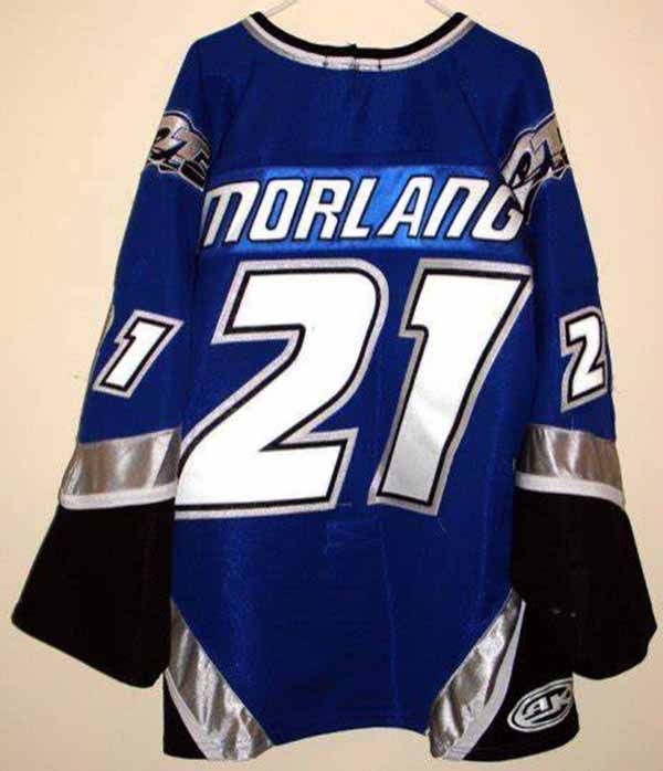 UHL Danbury Trashers 2004 05 Jersey 42 Brad Wingfield 49 Brent