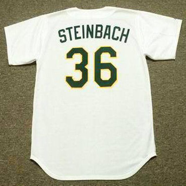 36 Terry Steinbach 1989 White