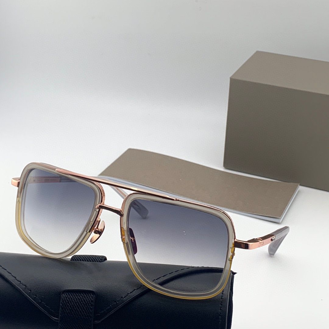 Rose gold grey frame gradient gray lens