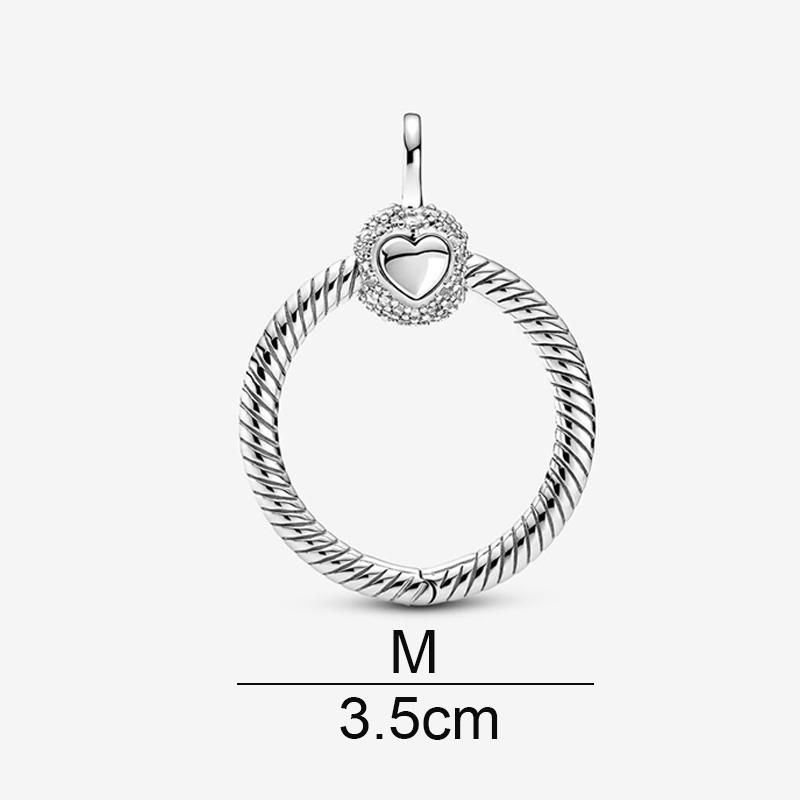 M 3.5cm argento nuovo