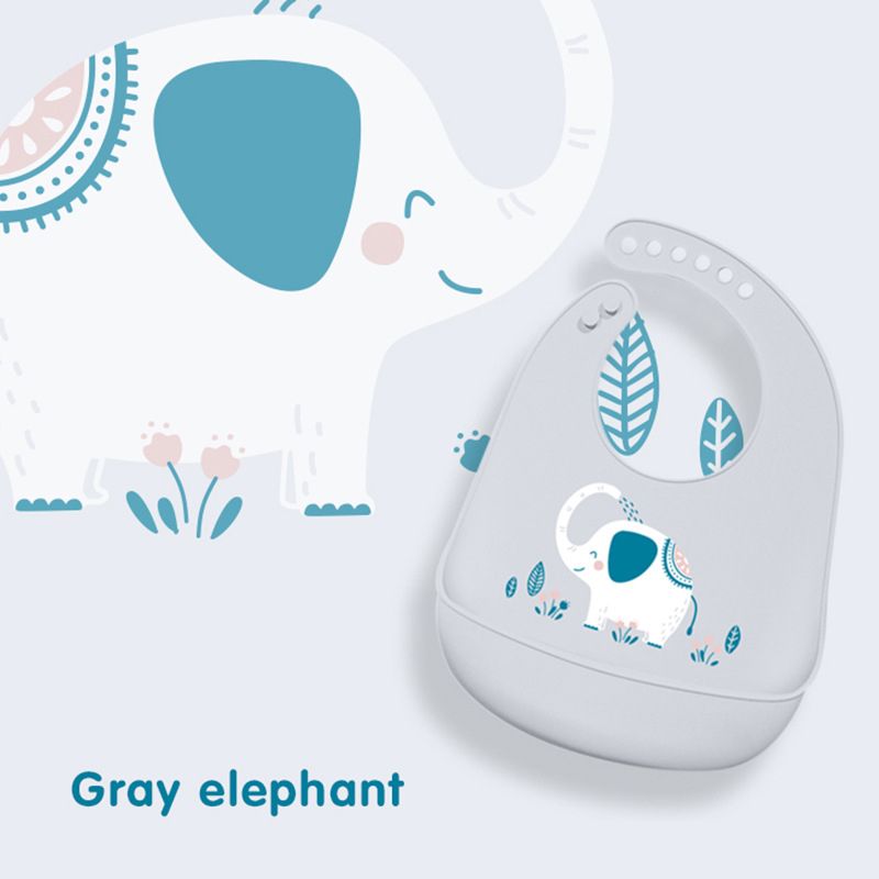 6 éléphant gris