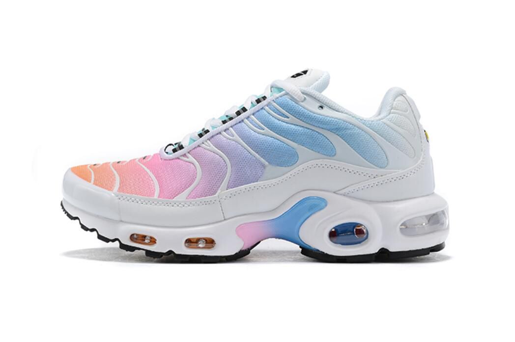 Compra Zapatillas Para Correr Para Mujer Ligero Pink Pink Blanco Púrpura  Atlético Zapatillas Al Aire Libre TN Sports Shoes EUR 36 40 Barato |  Entrega Rápida Y Calidad | Es.Dhgate