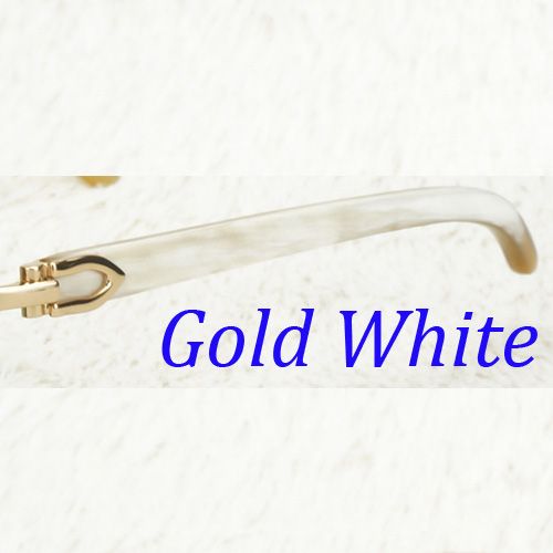 Gold White Horn