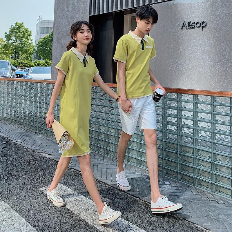 Compra Camiseta Para Mujer 2021 Pareja Outfit Verano Masculino Traje Parejas  Ropa Ropa Barato | Entrega Rápida Y Calidad | Es.Dhgate