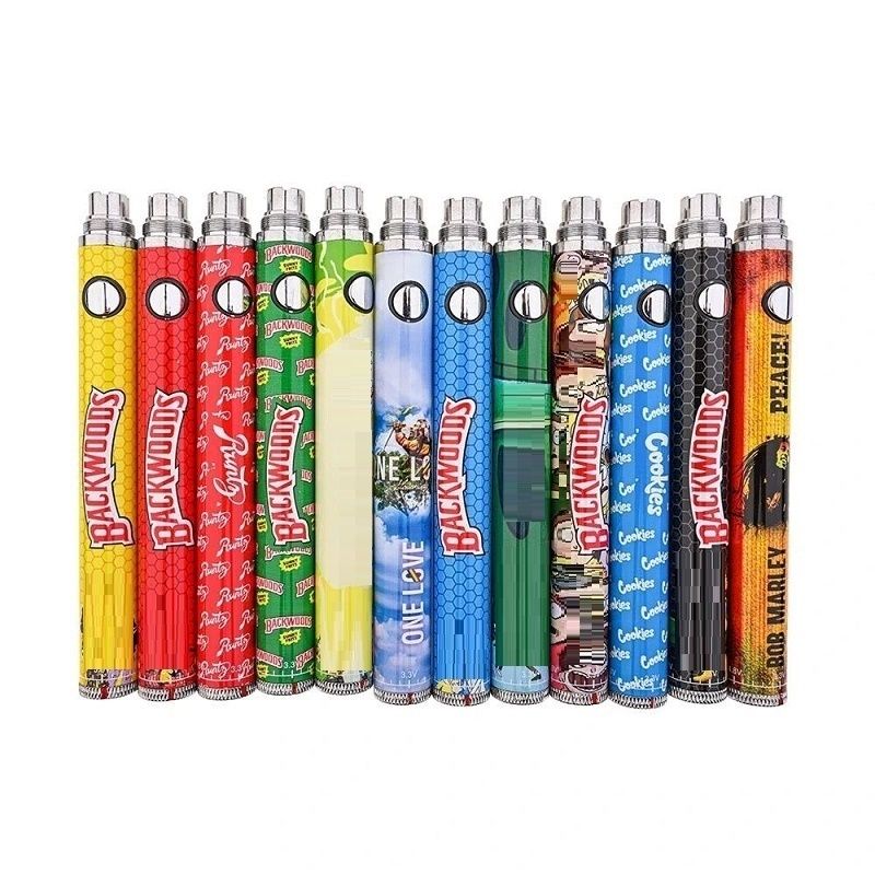 Backwoods Cookies Preheating Twist Battery 1100mah Randm Preheat Variable Voltage BUD Vape Pen