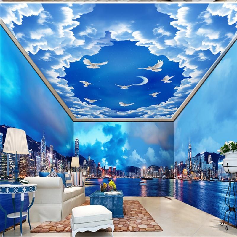 Wallpapers Whole House Murals Custom Large 3D City Landscape Po For Living Room  Bedroom Home Decor