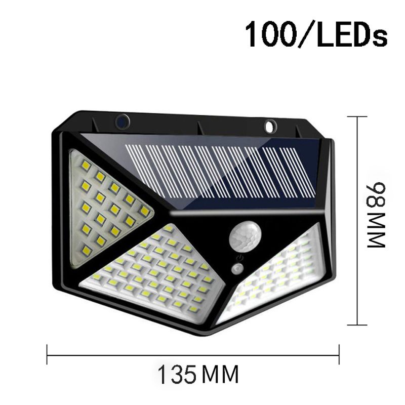 100LEDs الأسود