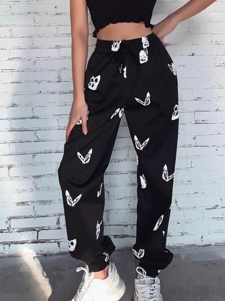 Compre Hormigas Para Mujer Pantalones Trajes Ropa Urbano Emo Ancho Pierna  Estética Jogging Deportes Sudadera Material Mariposa Pinta Dp8733 Q0802 A  21,05 € Del Yanqin03 | Es.Dhgate.Com