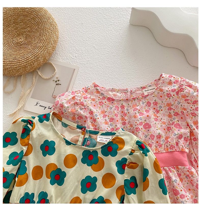 Acquistare Dudu Coreano Più Nuovo Bambini Ragazze Vestiti Floreali Bambini  Designer Primavera Autunno Vestito Boutique Qualità Economico | Consegna  Veloce E Qualità | It.Dhgate