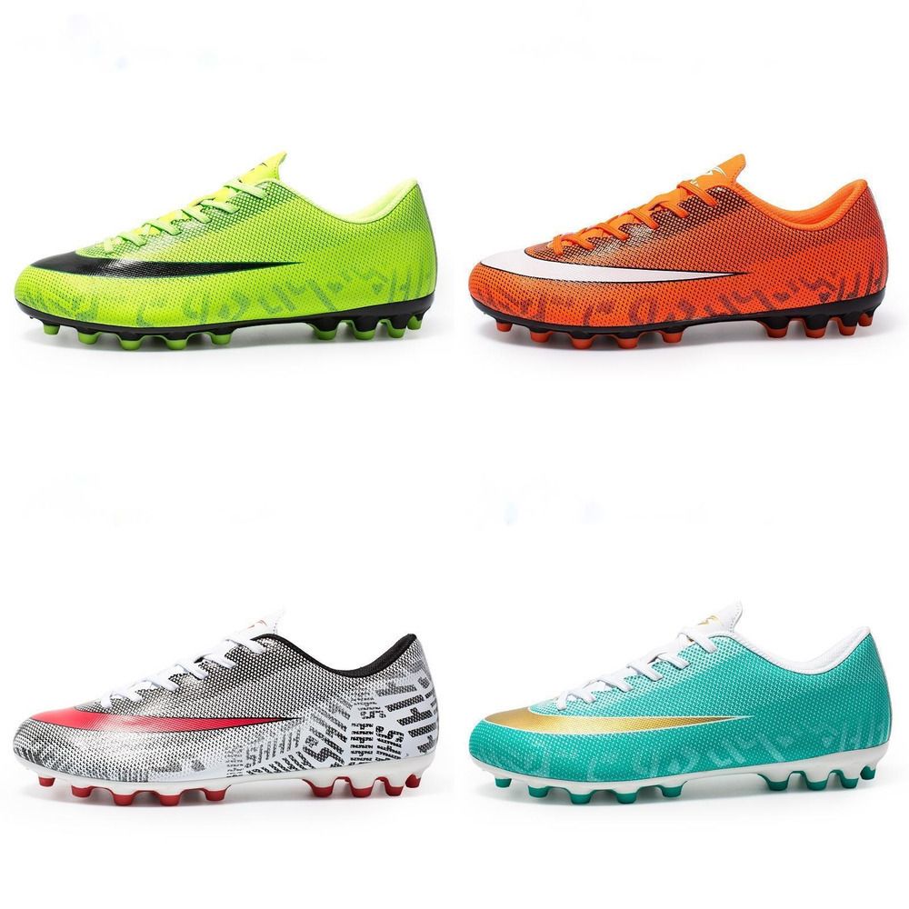 Compra Zapatillas De Deporte Zapatos De Fútbol Zapatos Largos Spikes Botas  De Fútbol Turf Chuteira Futebo Boys Al Aire Libre High Tobillo Niños  Entrenamiento Deportes 34 44 210720 Barato | Entrega Rápida