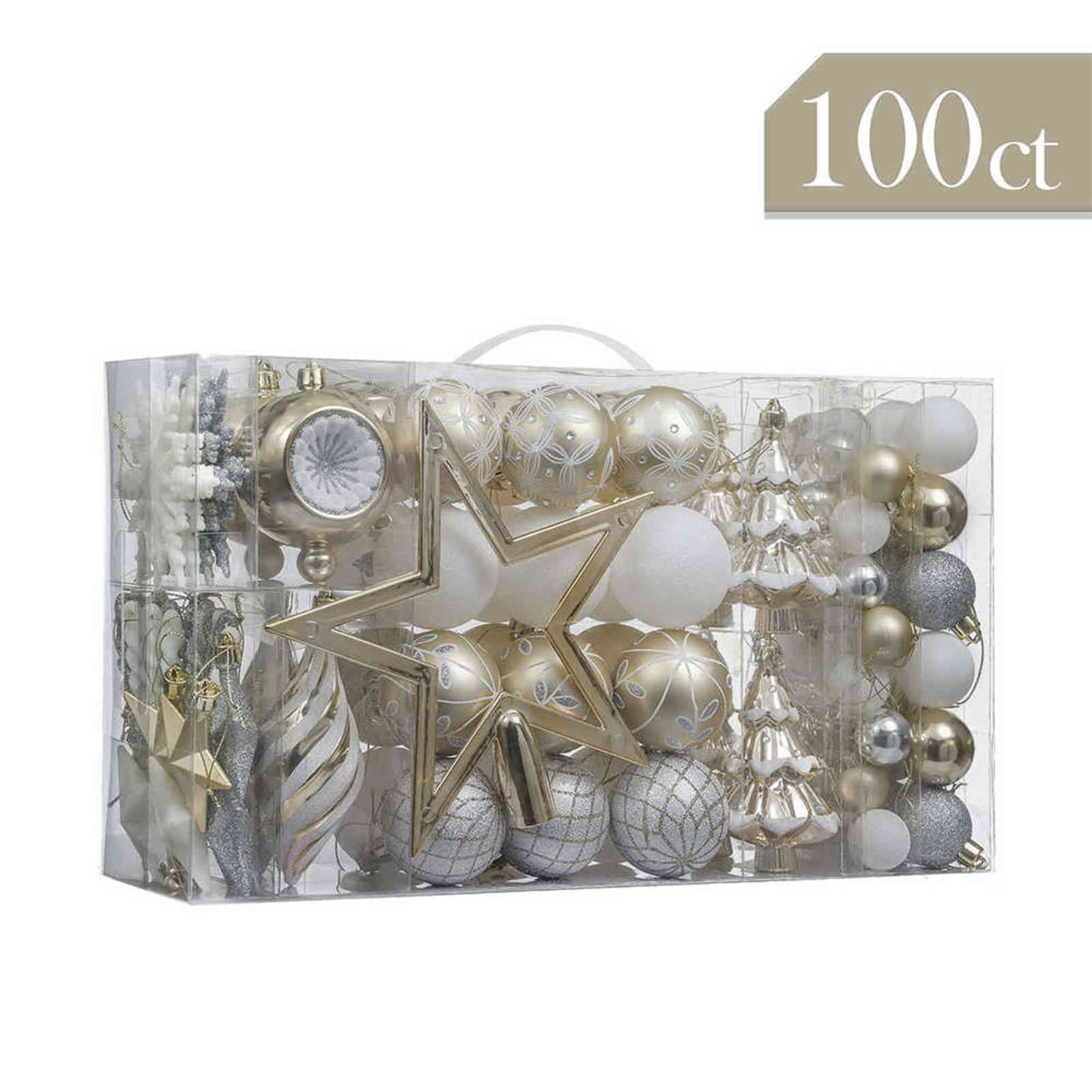 100 pezzi d'oro bianco