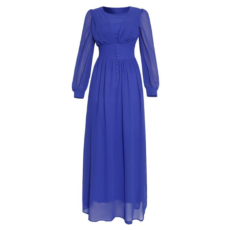 blaues Kleid L