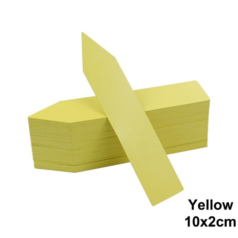 Jaune 10x2cm 100 pcs