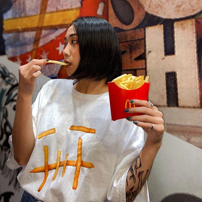travis scott french fry shirt
