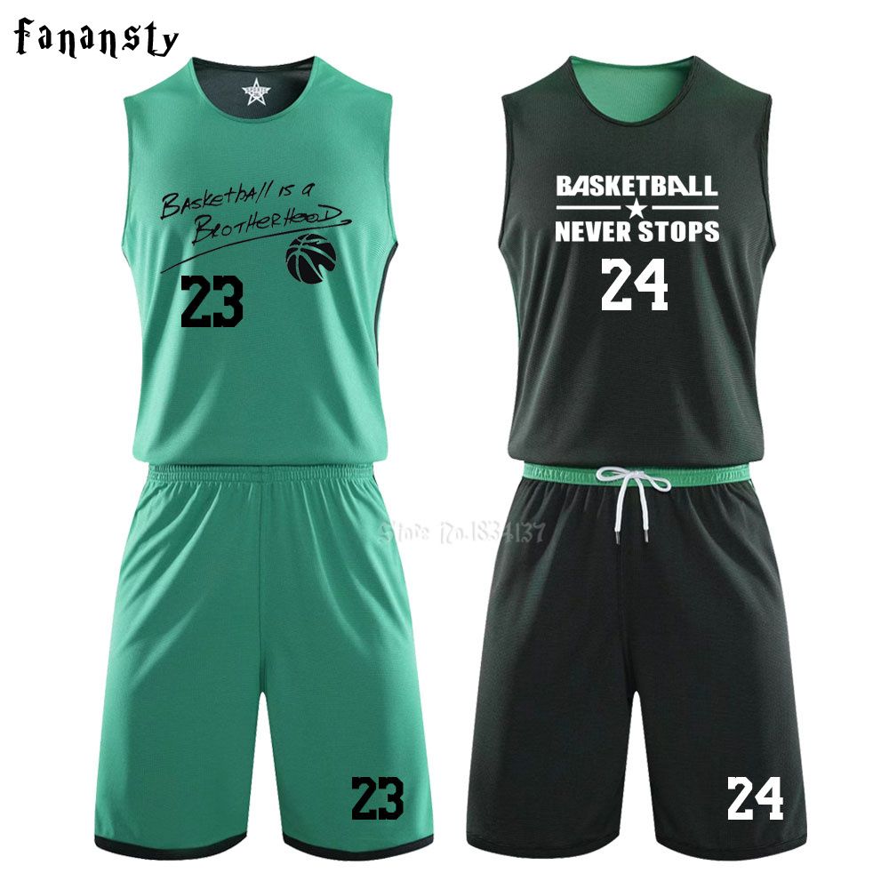 Men Basketball Jersey Sets Uniforms Sports Clothing Basketball