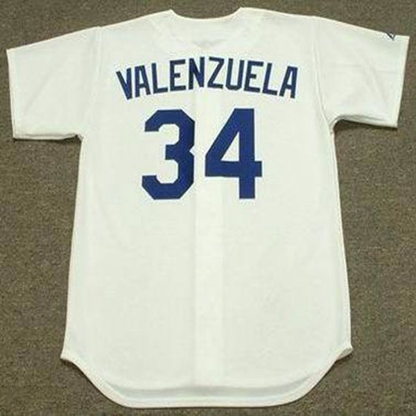 34 Fernando Valenzuela 1981 White