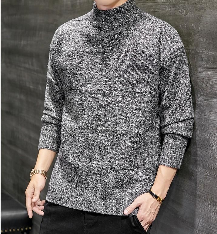 Compra LUX ANGNER 2021 NUEVO Jersey Suéter Hombres Otoño Invierno Tela  Escocesa Ojal Tela O Cuello Hombres Coreano Punto De Punto Suéter Masculino  Barato | Entrega Rápida Y Calidad | Es.Dhgate