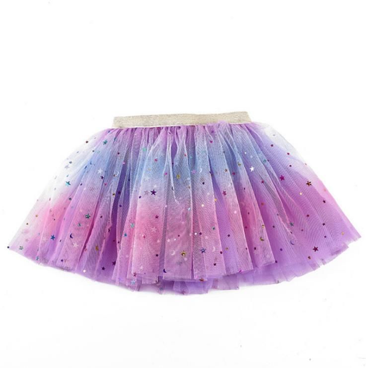 #5 stars printed tutu skirts