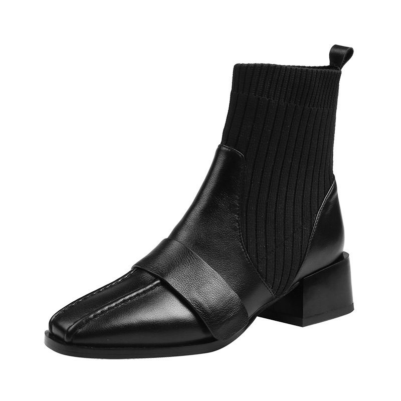 Bota de flecos de ante cuero mujer Given