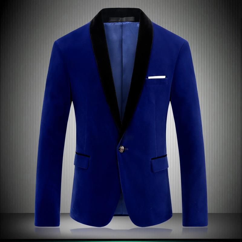 Compra Caballero Velor Blazer Men Slim Fit Mens Velvet Blazers Casual Traje  Jacket Prom Etage Ropa Juvenil Tamaño Grande M 4XL 8670 Barato | Entrega  Rápida Y Calidad | Es.Dhgate