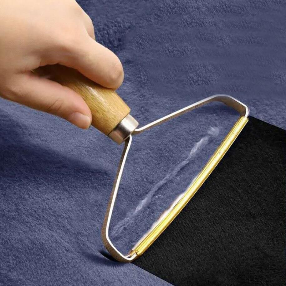 Portable Lint Remover Clothes Fuzz Fabric Shaver Removing Roller Brush