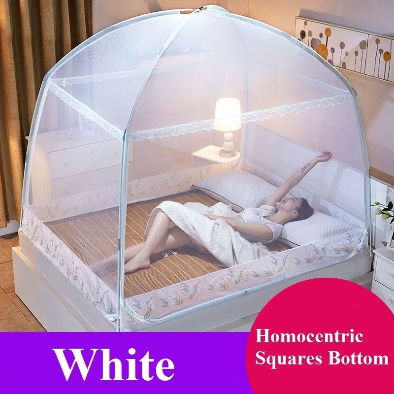 quadrato bianco in basso a 1,2 m (4 piedi) da letto