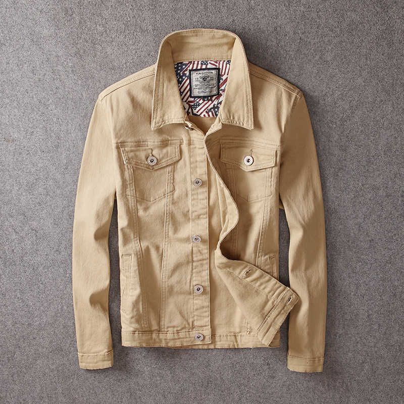 black jeans khaki jacket