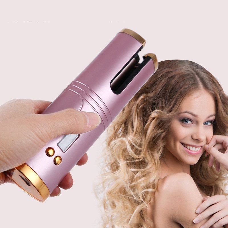 Cordless Automatic Hair Curler Spiral Waver Auto Curling Iron Electric Magic Rollers Machine Hairs Styling Appliances205j Cordless Automatic Hair Curler Spiral Waver Auto Curling Iron Electric Magic Rollers Machine Hairs Styling Appliances205j