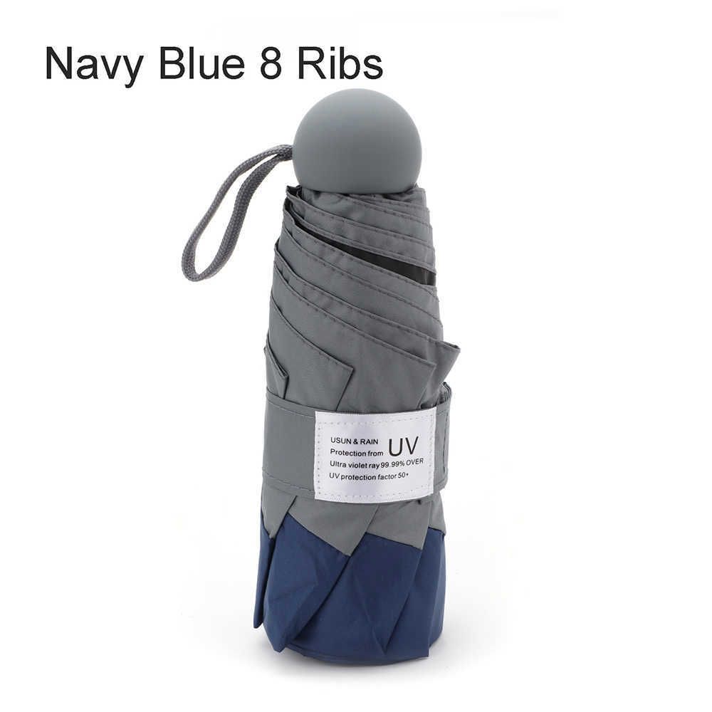 Navy Blue 8 Ribs