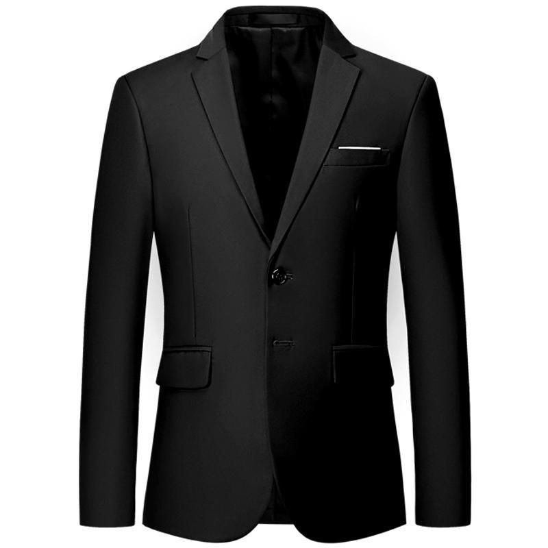 Homens blazer pretos