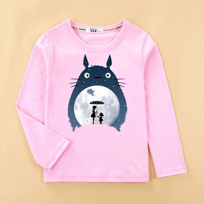 Compre 3d Starry Sky Totoro Ninos T Shirt Shirt Muchacha De Algodon De Algodon 3 14t Ropa De Bebe Dibujos Animados Imprimir Manga Larga A 15 Del Xiaocao10 Es Dhgate Com