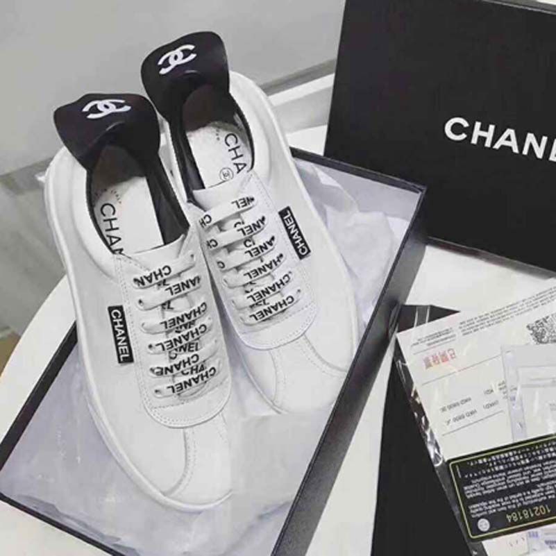 Chanel Fashion Top Quality Designer Shoes Real Leather Cc Handmade  Multicolor Gradient Technical Sneakers Men Women Famous Shoe Trainers  Bagshoe1978 34 From A88683, $103.63