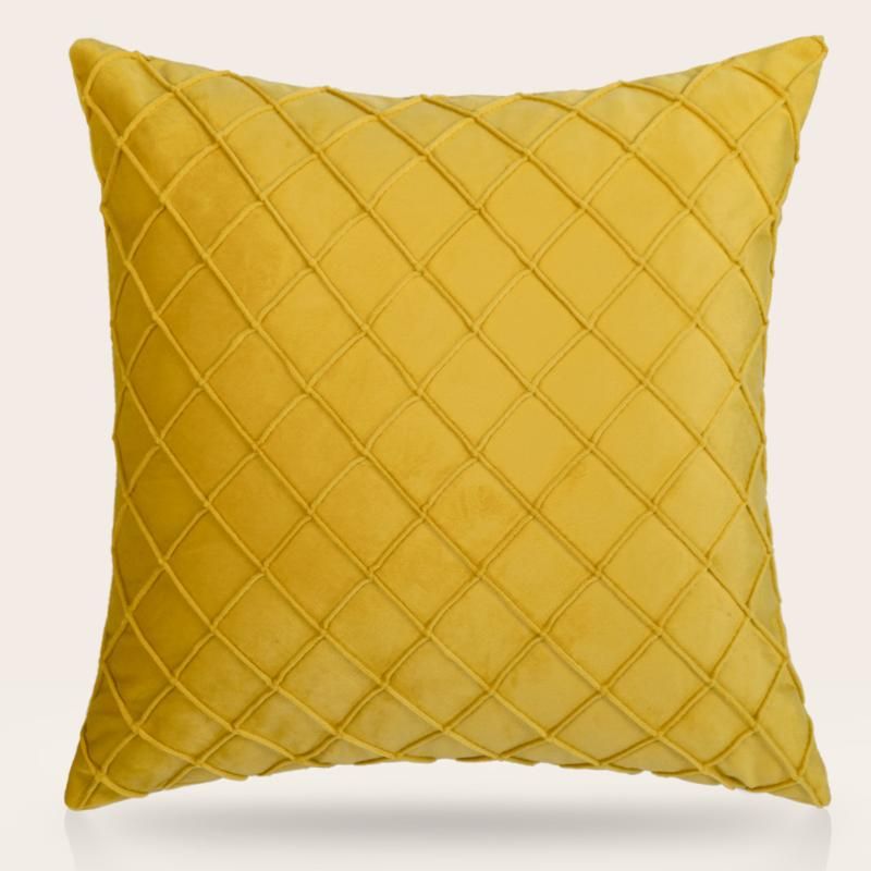Yellow 45X45CM pillowcase